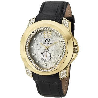 Relógio Feminino Champion Ana Hickmann Analógico Couro AH28286S Kit Colar e Brincos