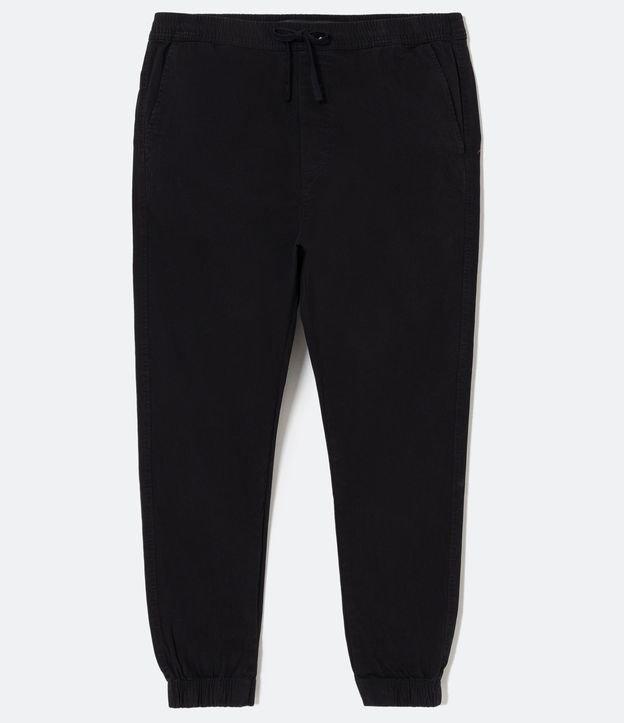 Calça Jogger em Sarja - 1