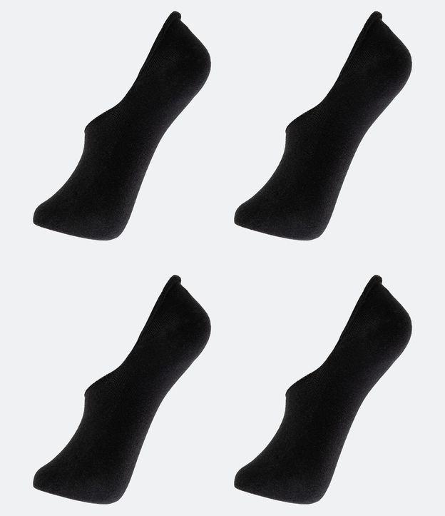 Kit 02 Meias Invisíveis Básicas em Algodão - 1