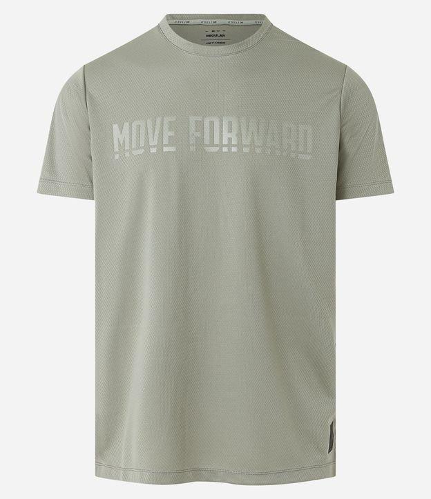 Camiseta Esportiva Tecnologia Dry com Lettering Move Foward - 2