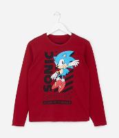 Camiseta Infantil Estampa Sonic - Tam 4 a 12 Anos - 2