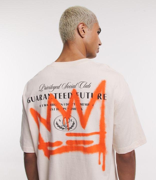 Camiseta Relaxed em Meia Malha com Estampa Coroa Guaranteed Future - 1