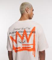 Camiseta Relaxed em Meia Malha com Estampa Coroa Guaranteed Future - 1