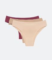 Kit 03 Calcinhas Biquíni em Microfibra Sem Costura Trifil - 1