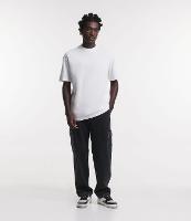 Calça Baggy Jeans com Bolsos Cargo Laterais - 1