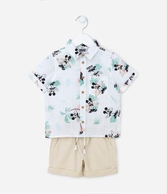 Conjunto Infantil com Estampa do Mickey - Tam 2 a 5 anos
