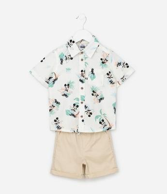 Conjunto Infantil com Estampa do Mickey - Tam 2 a 5 anos