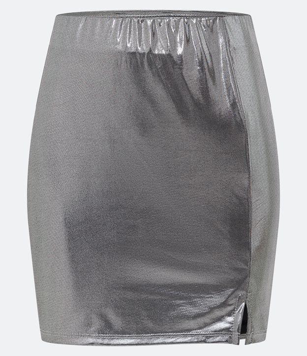 Saia Curta Metalizada com Fendinha Frontal - 2