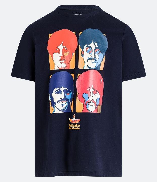Camiseta Comfort em Algodão com Estampa Beatles Faces - 2