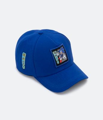 Boné Aba Reta Infantil em Sarja com Patch Sonic