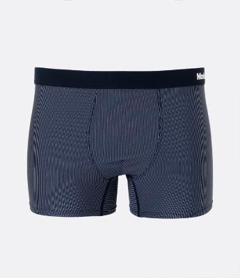 Cueca Boxer em Poliamida com Listras Risca de Giz Mash