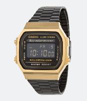 Relógio Casio Unissex Digital A168WEGB-1BDF - 1