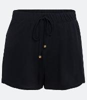 Saída de Praia Short Básico em Crepe com Cós Elástico - 2