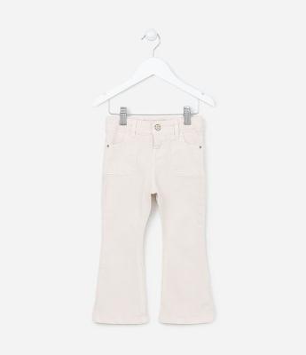 Calça Flare Infantil em Sarja - Tam 1 a 5 anos