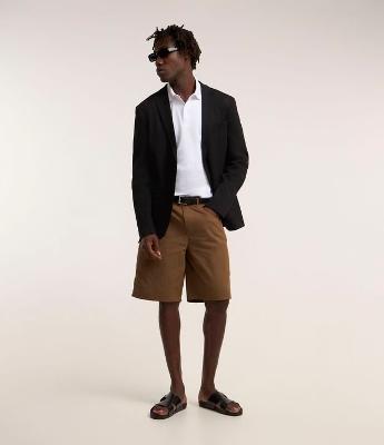 Polo Regular em Algodão Peruano com Detalhes Texturizados