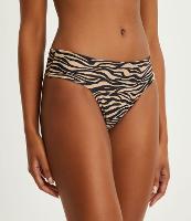 Biquíni Calcinha Pala Larga em Poliamida com Estampa Animal Print - 1