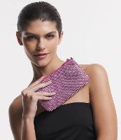 Bolsa Transversal com Alça Corrente e Detalhes em Strass - 1