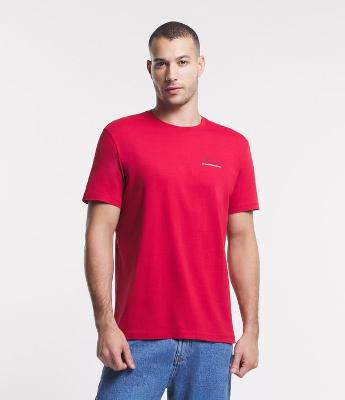 Camiseta Comfort em Algodão com Estampa de Coordenadas Geográficas