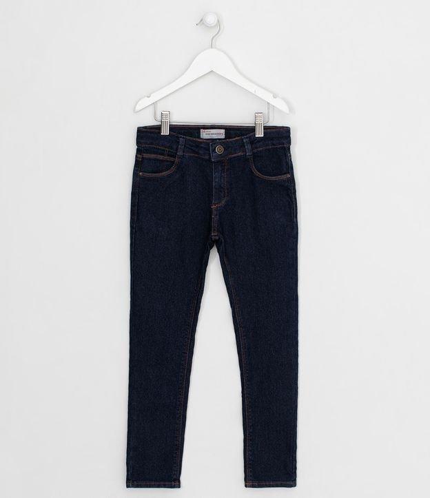 Calça Slim Infantil em Jeans - Tam 5 a 14 anos - 1
