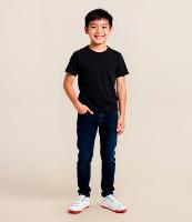 Calça Slim Infantil em Jeans - Tam 5 a 14 anos - 2