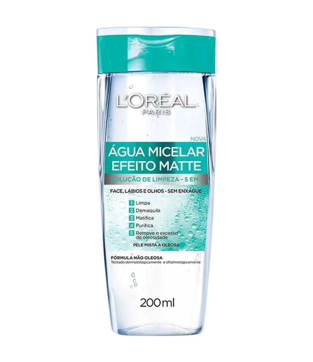 Água Micelar Efeito Matte L'Oréal Paris Solução de Limpeza Facial, 200ml - 1