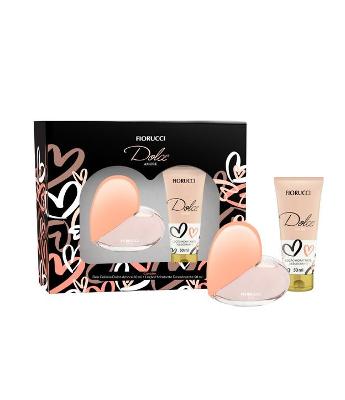 Kit Deo Colônia Dolce Amore 50ml + Loção Hidratante