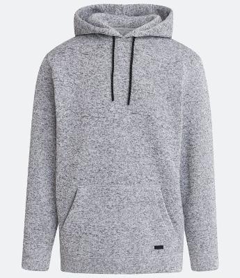 Blusão Fechado em Moletom com Capuz e Bolso Canguru