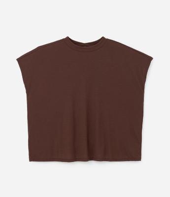 Blusa Básica em Ribana sem Cava Curve & Plus Size