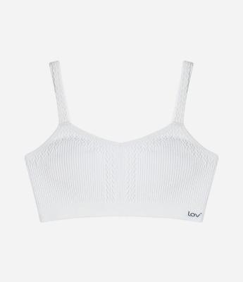 Sutiã Top em Poliamida Sem Bojo e Sem Costura