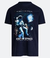 Camiseta Regular em Meia Malha com Estampa Astronauta Rest In Space - 2