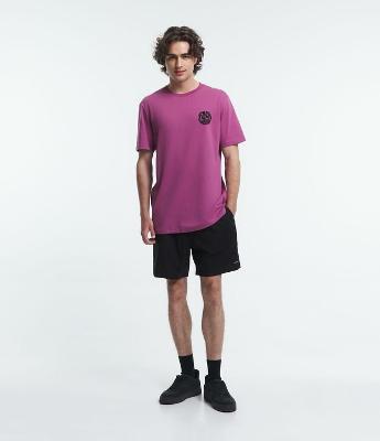 Bermuda de Passeio em Cânhamo com Textura e Cós Elástico