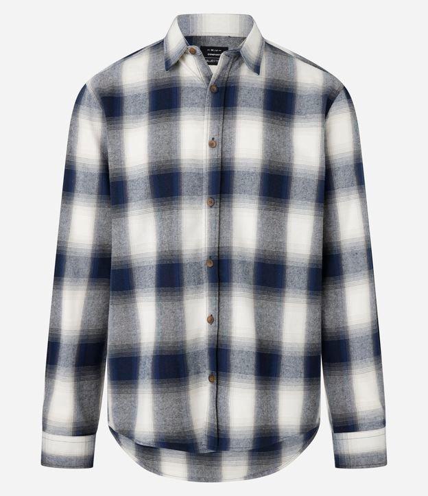 Camisa Comfort Manga Longa em Flanela com Estampa Xadrez - 2