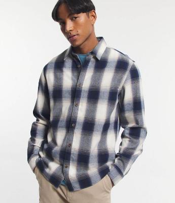 Camisa Comfort Manga Longa em Flanela com Estampa Xadrez