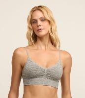 Sutiã Top Alongado em Microfibra Seamless com Bojo Removível - 2