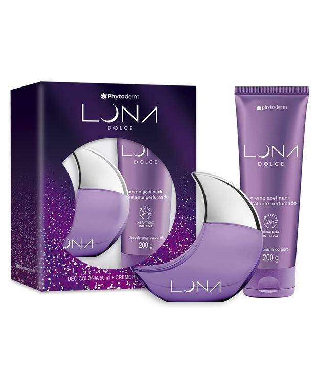 Kit Colônia Phytoderm Luna Dolce 50ml + Creme Acetinado 200g - 1