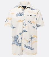 Camisa Relaxed com Estampa Tropical Ilhas Miragem e Bolso Frontal - 2