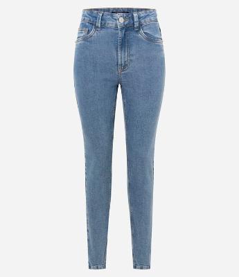 Calça Skinny em Jeans com Elastano