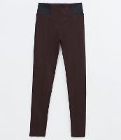 Calça Legging em Ponto Roma com Elástico Lateral - 1