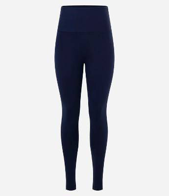 Calça Legging Esportiva em Poliamida com Cós Alto