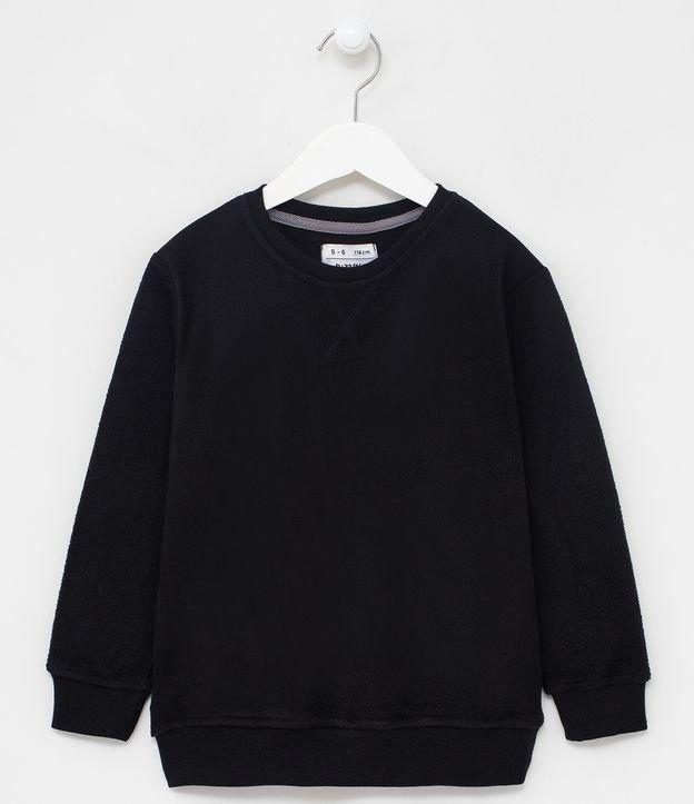 Casaco Fechado Infantil Básico em Fleece - Tam 5 a 14 anos - 1