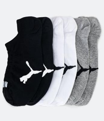 Kit 03 Pares de Meias Esportivas com Cano Invisível Puma