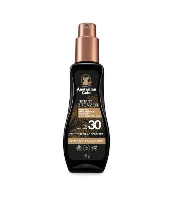 Acelerador Solar Australian Gold Gel Spray Instant Bronzer FPS 30