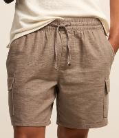 Bermuda Cargo em Algodão com Textura e Bolsos Laterais - 3