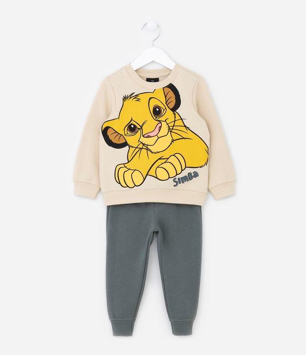 Conjunto Longo Infantil com Estampa do Rei Leão - Tam 2 a 5 anos - 1