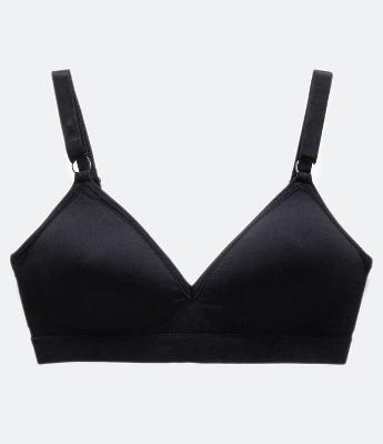 Sutiã Base Básico em Microfibra com Bojo sem Aro e sem Costura TriFil