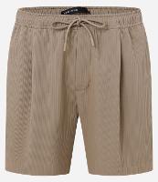 Bermuda com Cós Elástico e Textura Canelada - 1