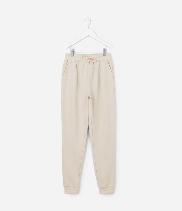 Calça Infantil em Moletom Básica - Tam 5 a 14 anos - 2