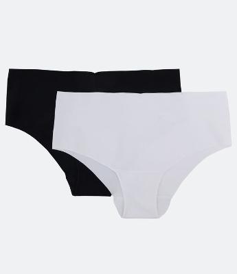 Kit 02 Calcinhas Boyshort em Microfibra com Corte a Laser Trifil