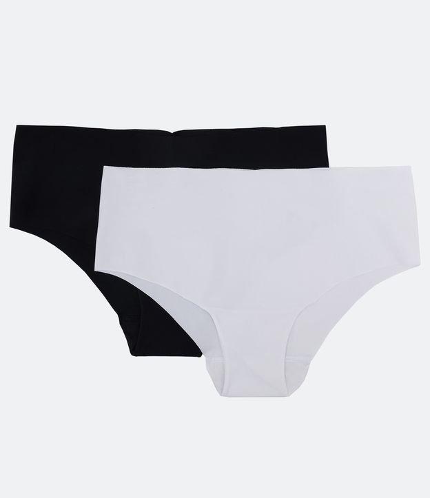 Kit 02 Calcinhas Boyshort em Microfibra com Corte a Laser Trifil - 1