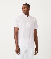 Camisa Comfort em Algodão com Abotoamento Frontal - 1